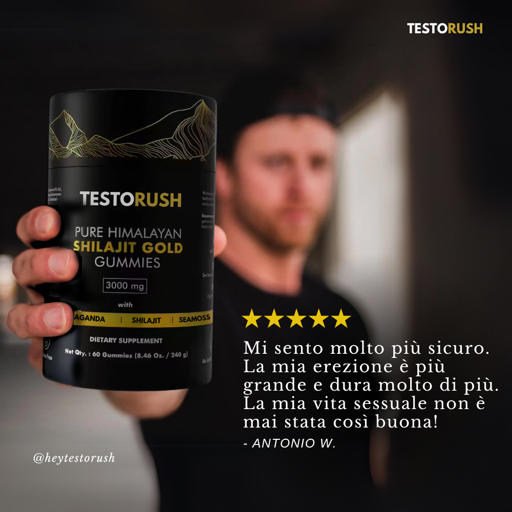TestoRush | Tu dosis diaria de testosterona