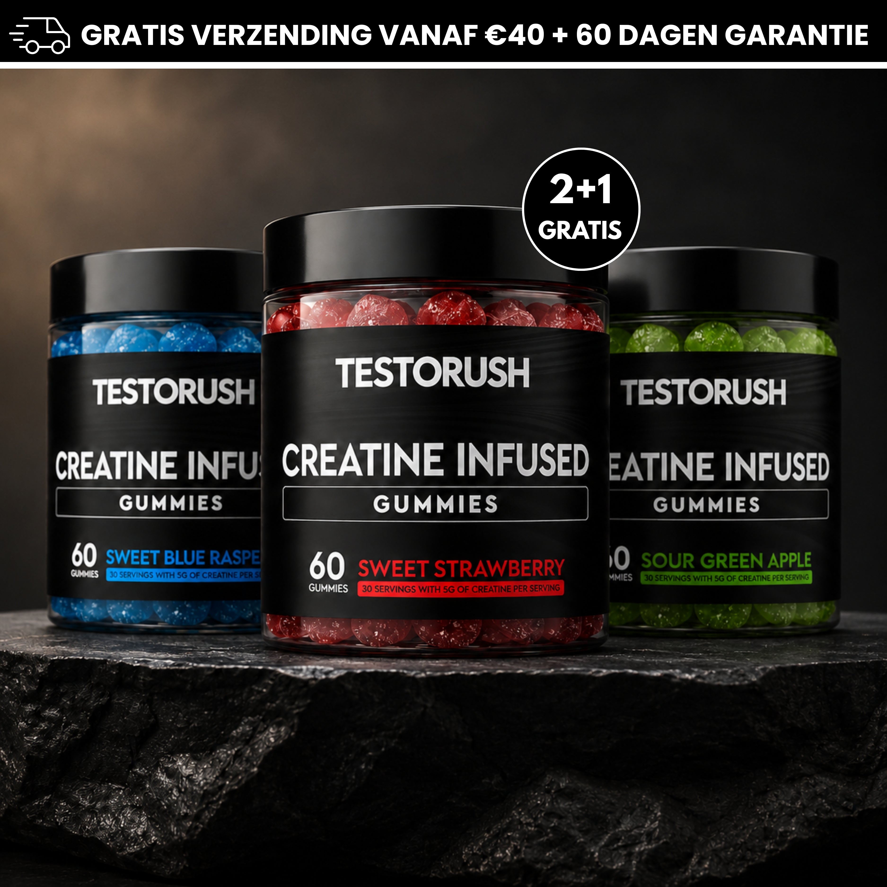 TestoRush | Creatine Gummies