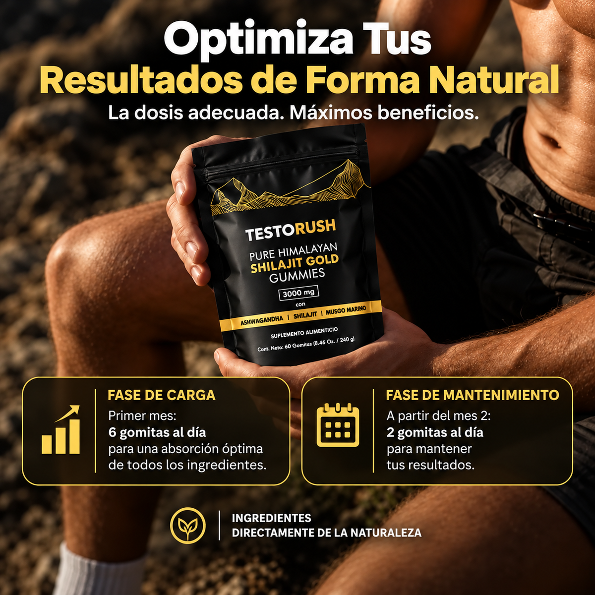 TestoRush | Tu dosis diaria de testosterona