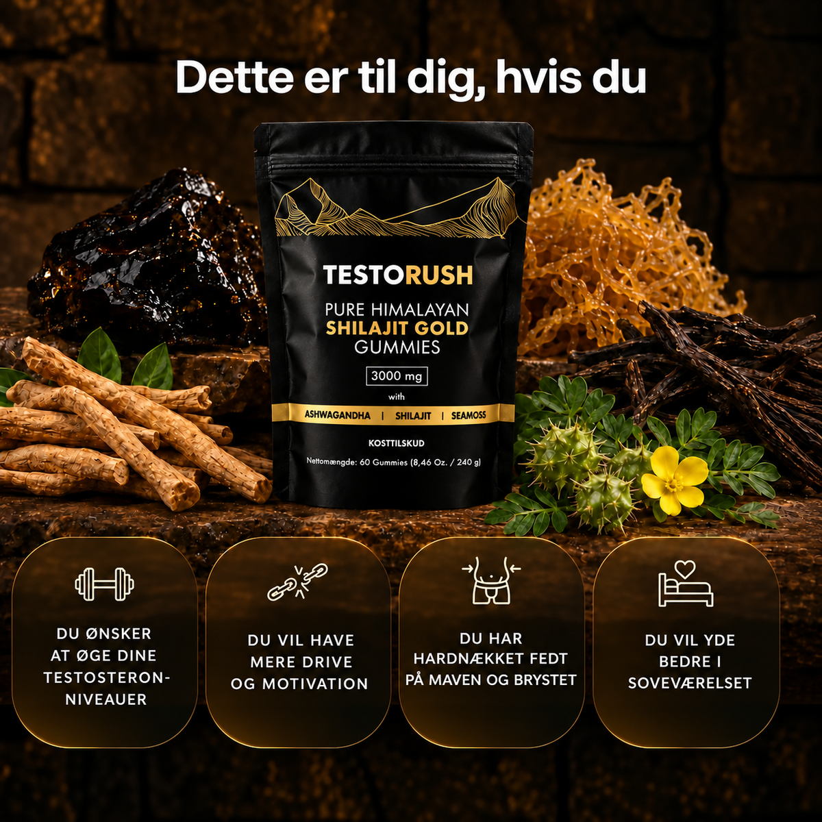 TestoRush | Dit daglige testosteronboost 🇩🇰