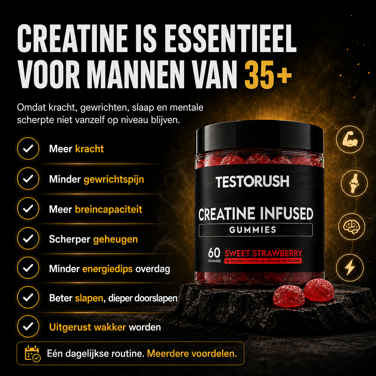 TestoRush | Creatine Gummies