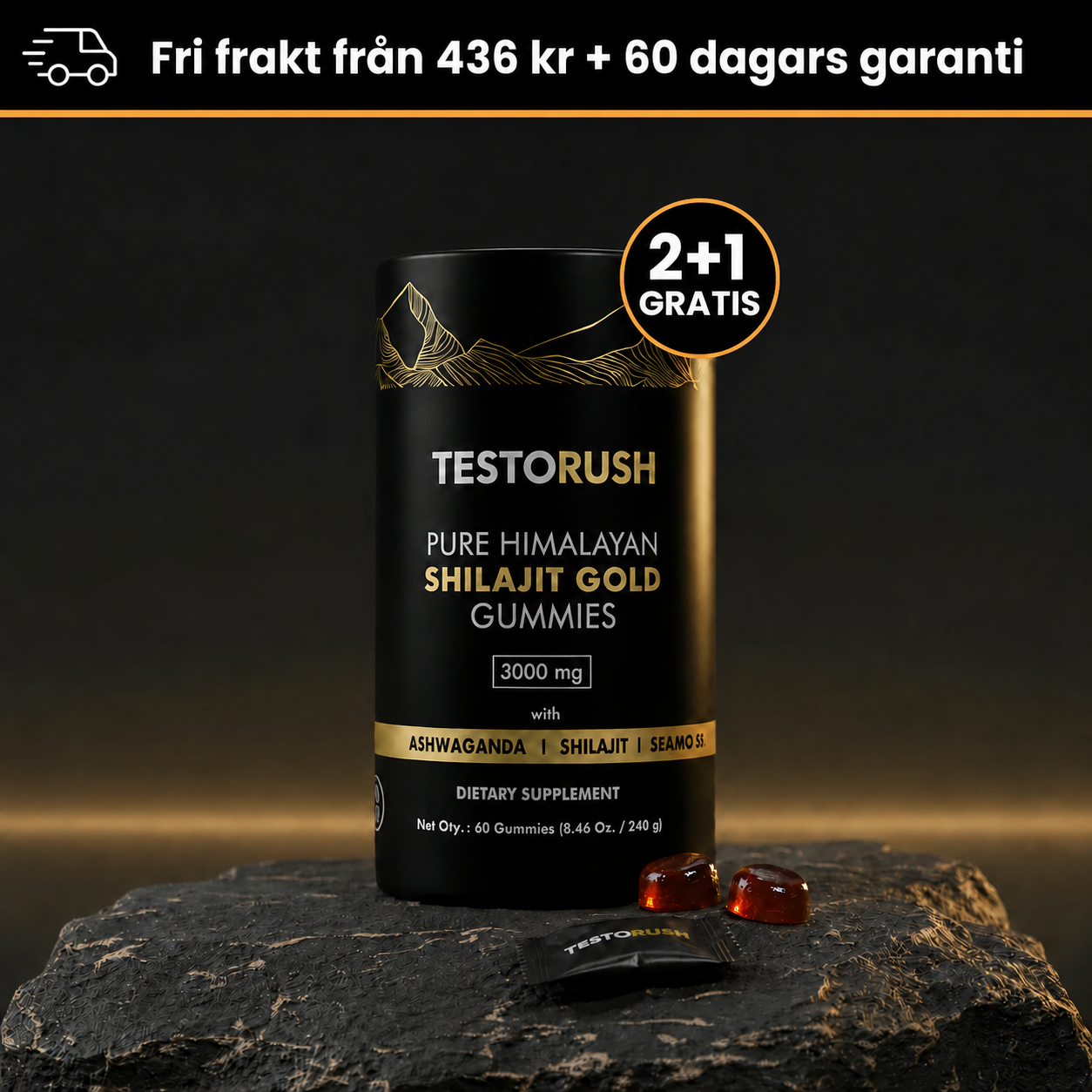 Testorush Daily Gummies
