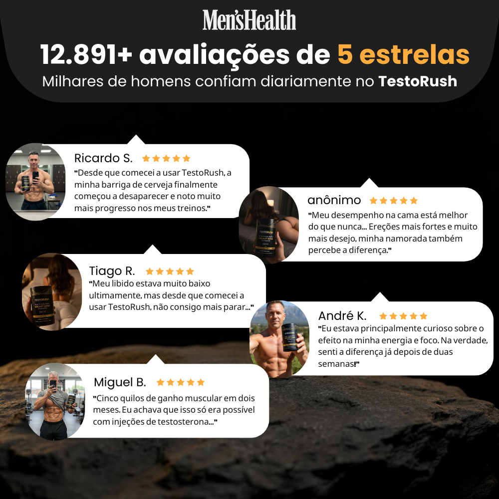 TestoRush | O teu impulso diário de testosterona