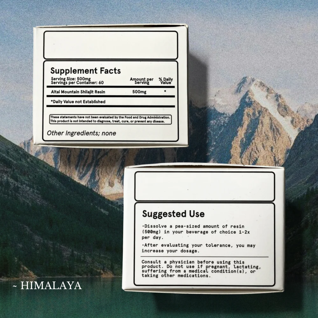 Himalaya Shilajit™ ~ 100% Natuurlijk