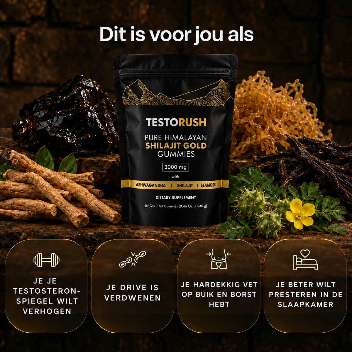 Testorush | Je Dagelijkse Testosteron Boost