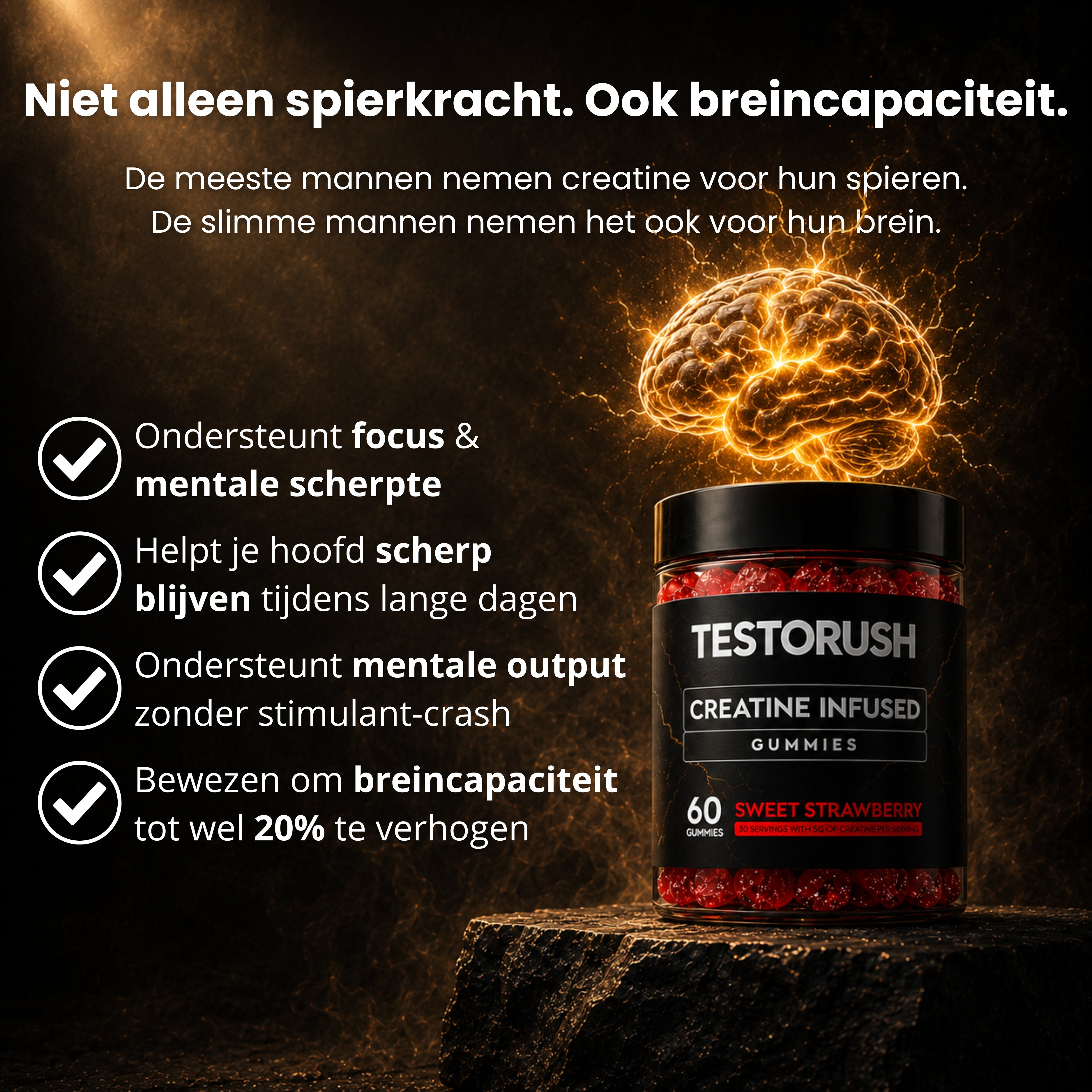 TestoRush | Creatine Gummies