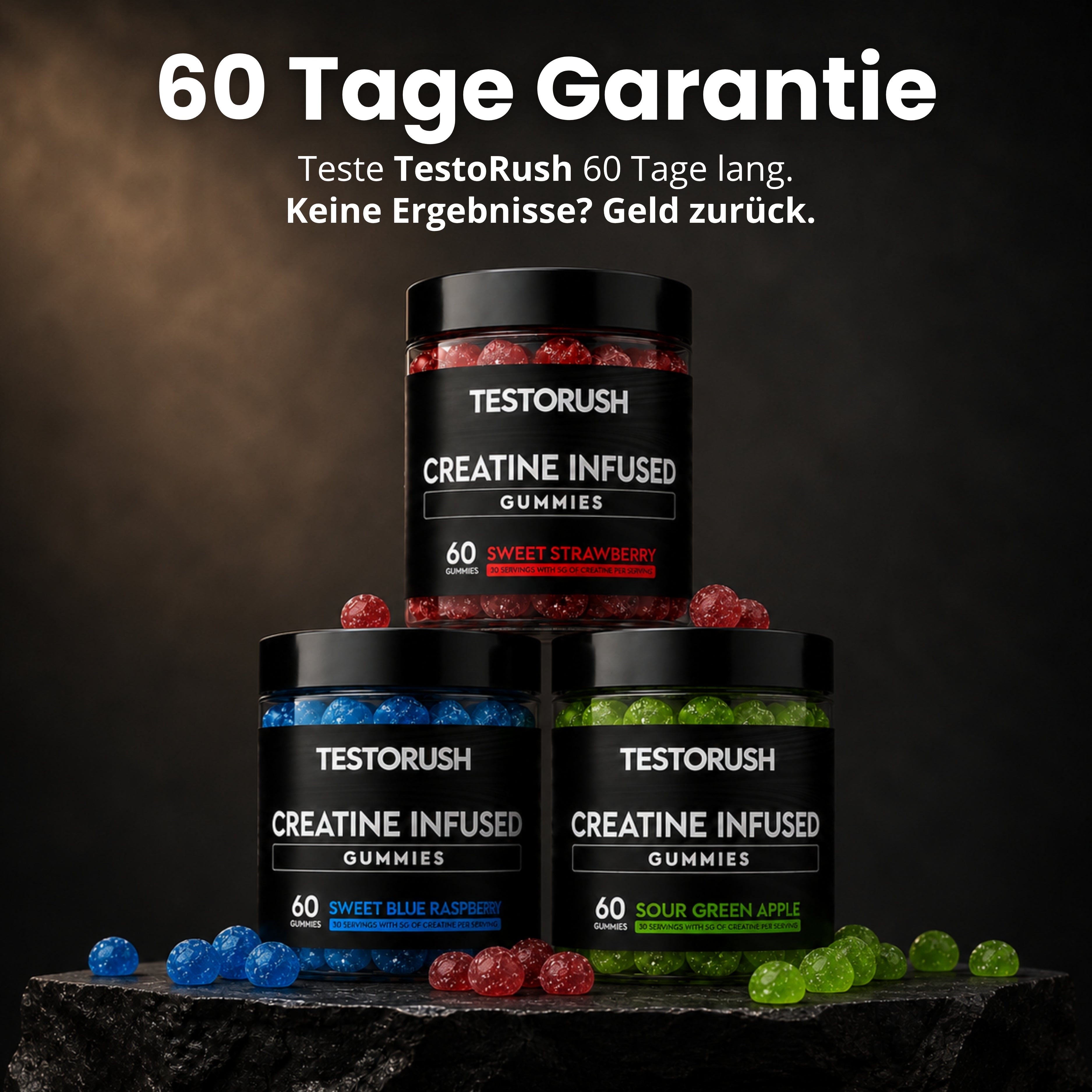 TestoRush | Kreatin-Gummis