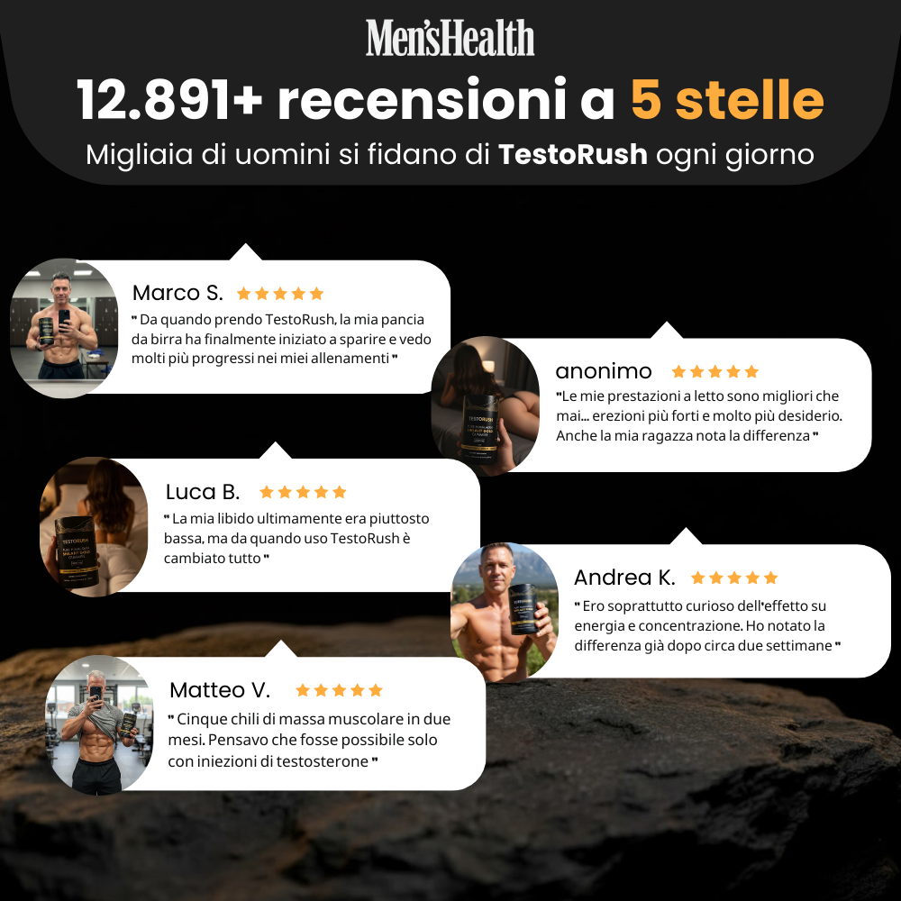 TestoRush | La tua dose quotidiana di testosterone