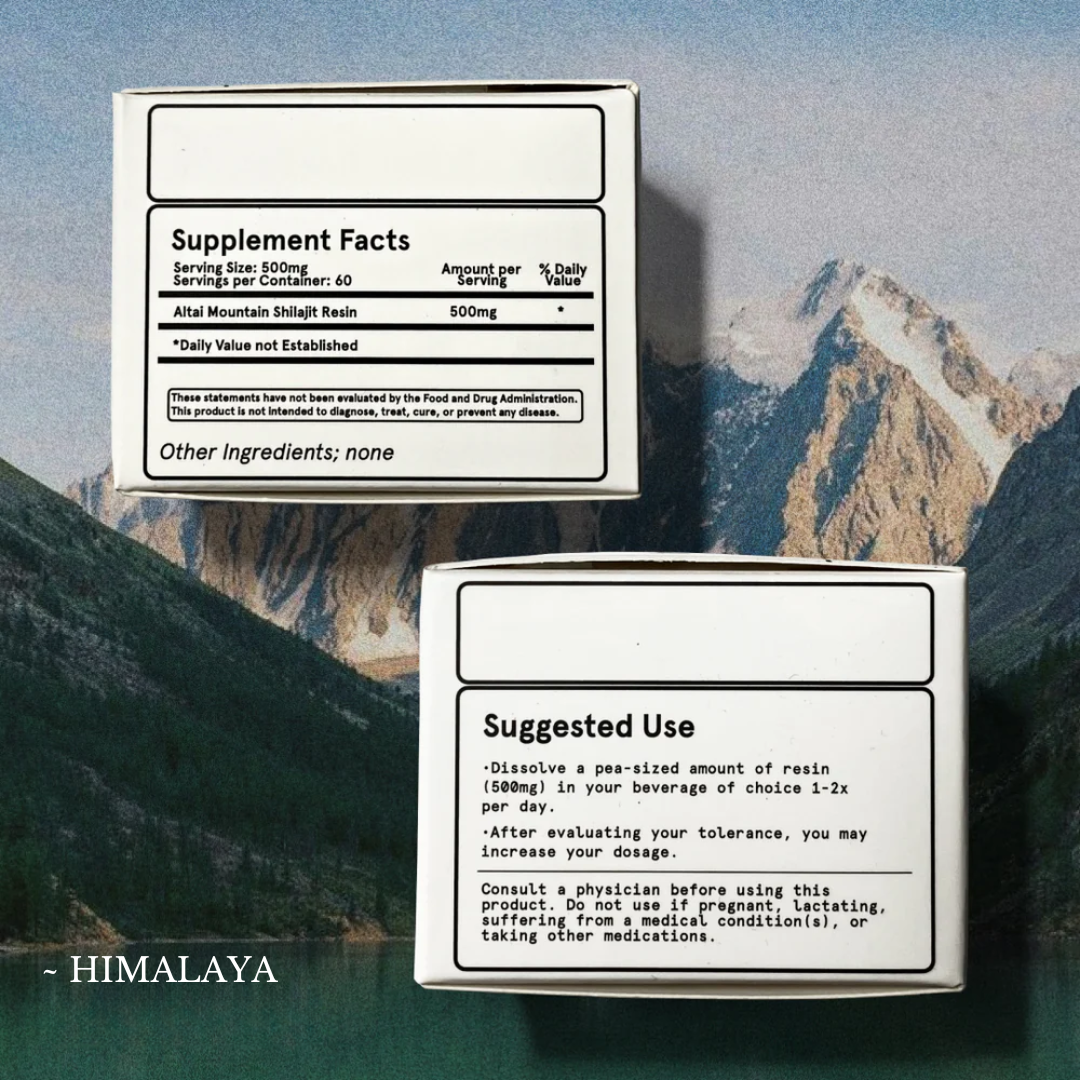 Shilajit del Himalaya ~ 100% Natural