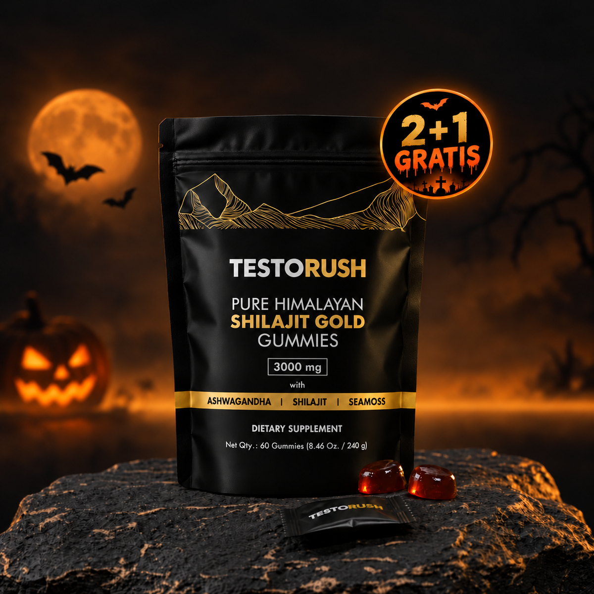 Testorush Daily Gummies | HALLOWEEN SALE