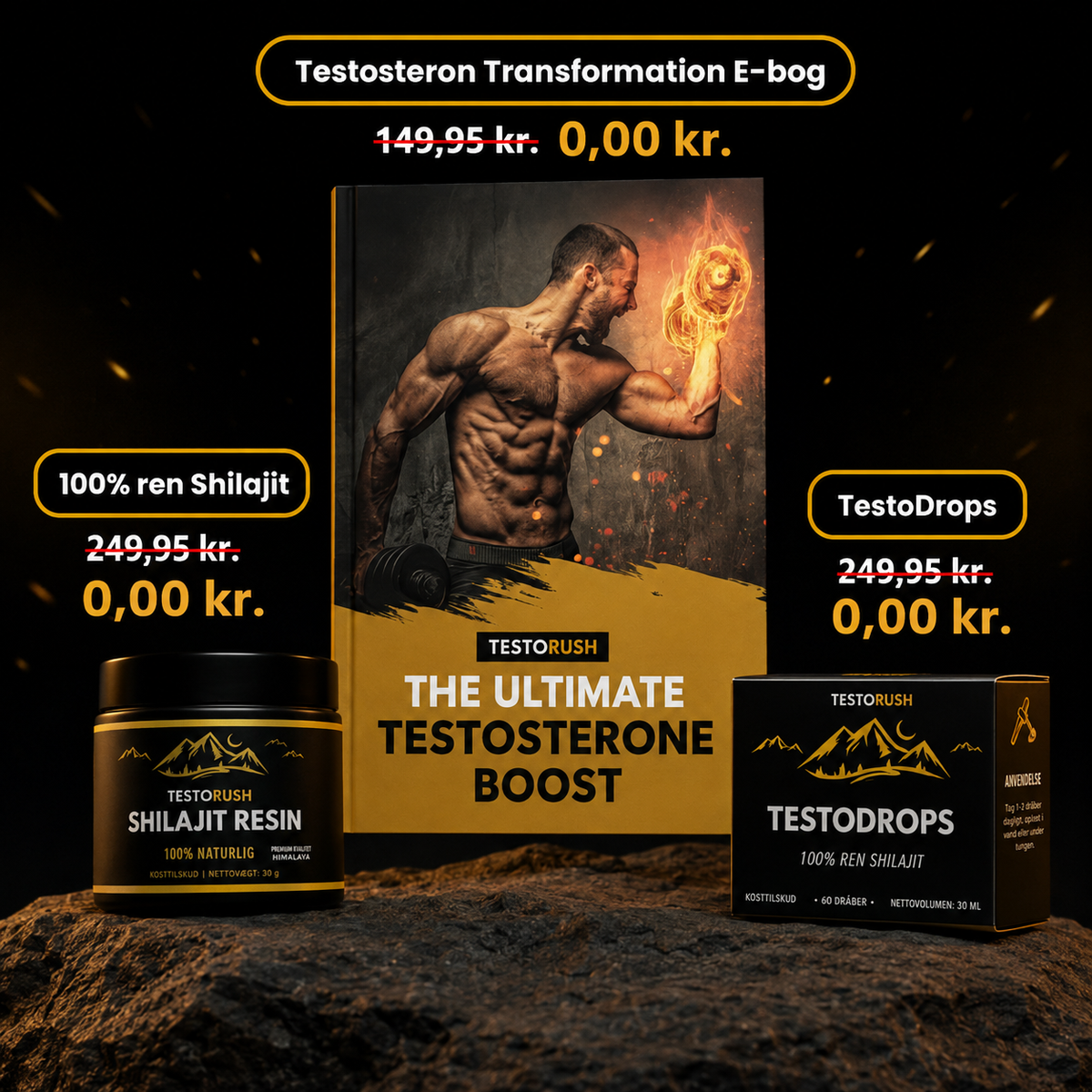 TestoRush | Dit daglige testosteronboost 🇩🇰