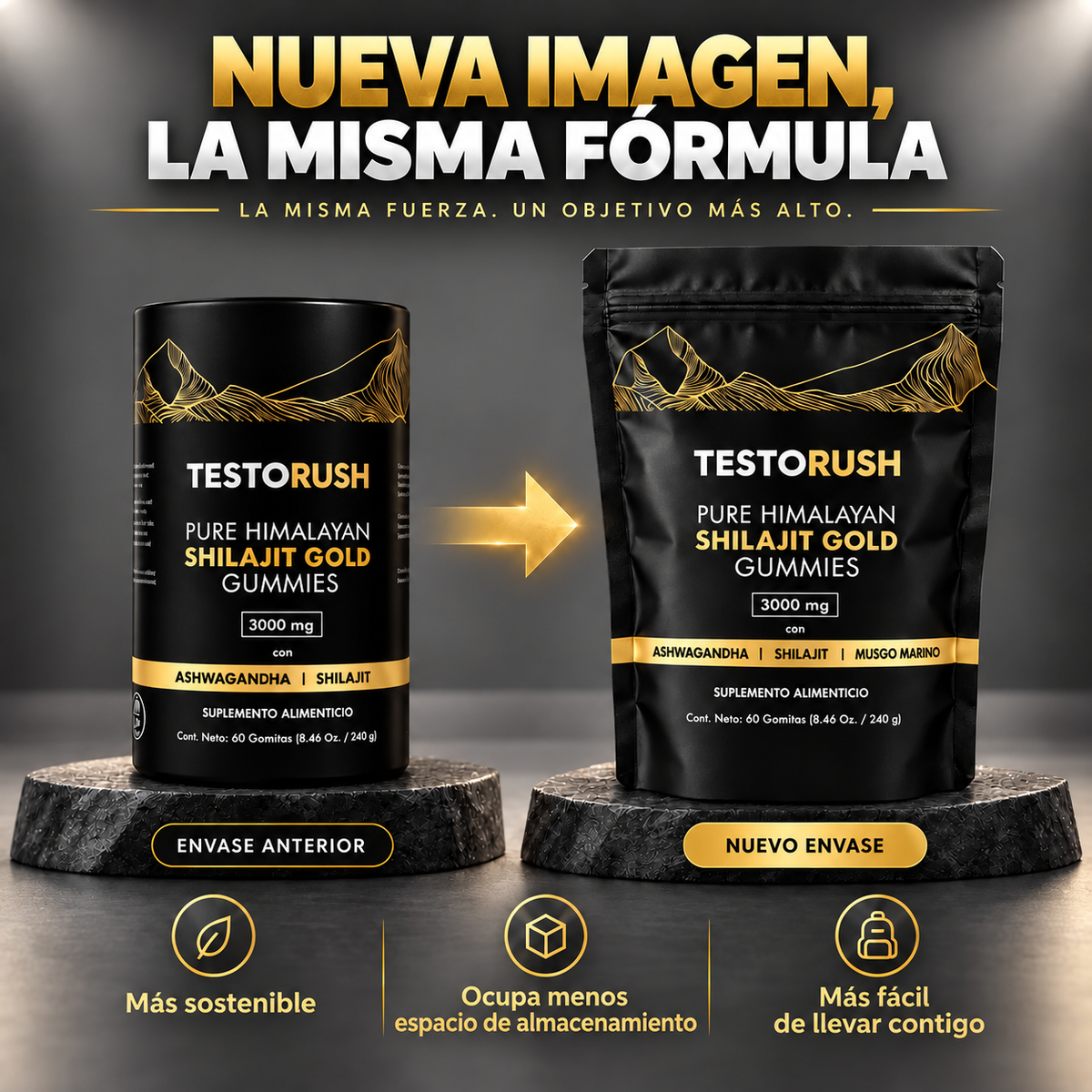 TestoRush | Tu dosis diaria de testosterona