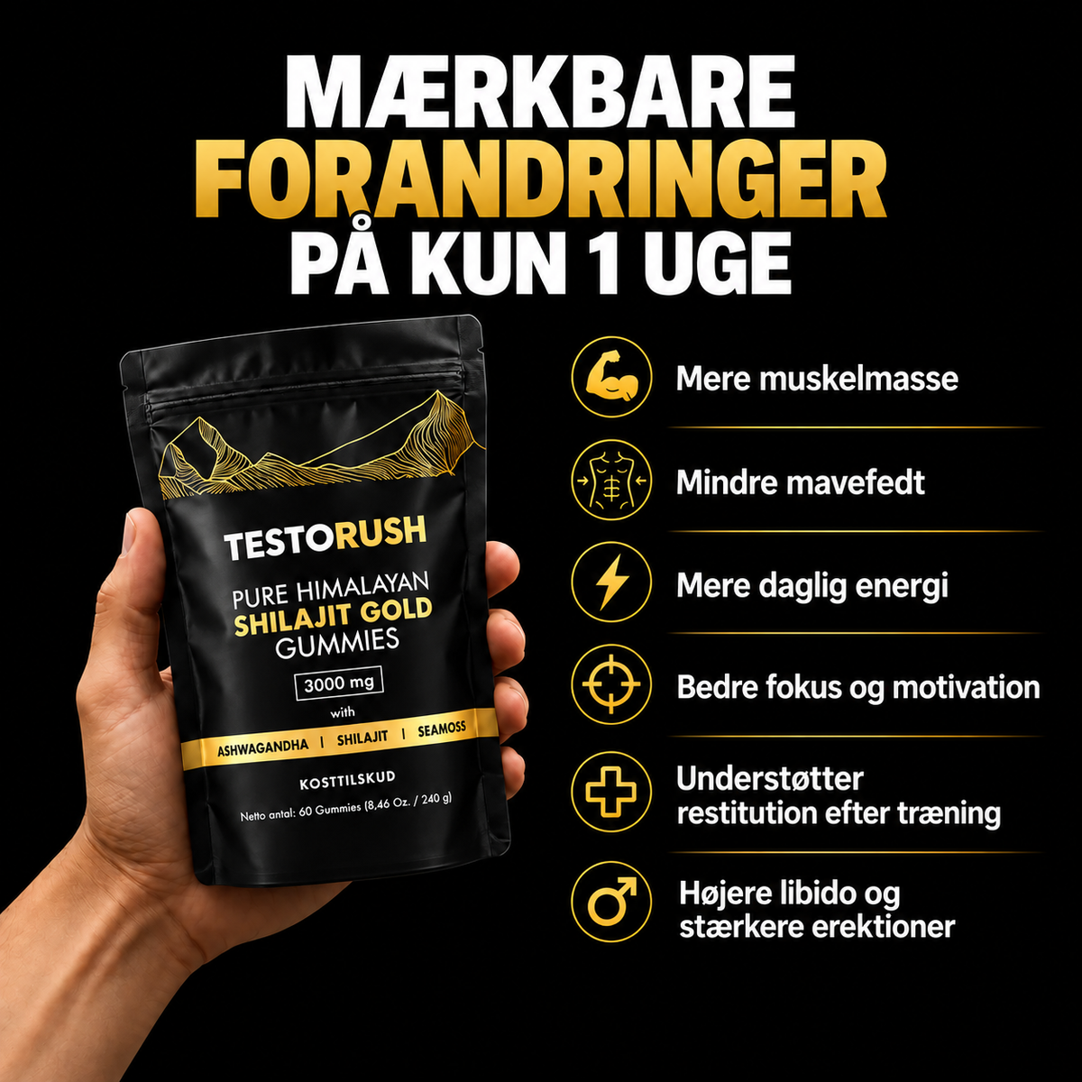 TestoRush | Dit daglige testosteronboost 🇩🇰